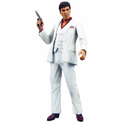 Tony Montana - Traje Blanco (18cm) - Scarface