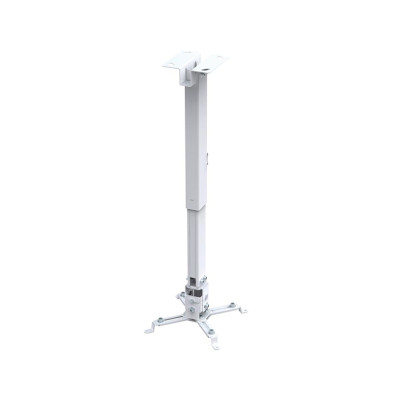 SOPORTE TECHO PARA VIDEO-PROYECTOR BLANCO GIRO E INCLINABLE