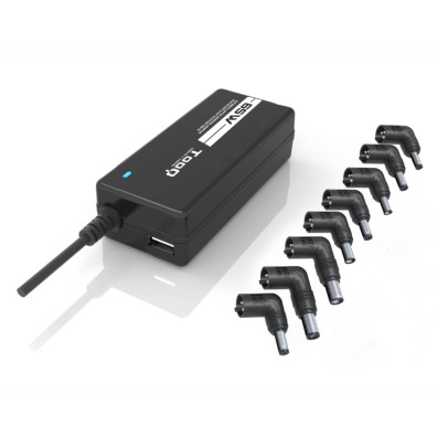 Cargador Automático 65W USB Negro | Carga Rápida