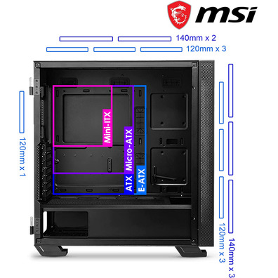 Torre ATX MSI MAG Vampiric 300R Black