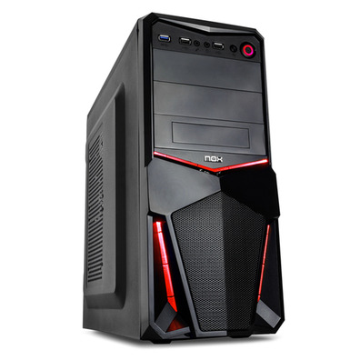 TORRE ATX NOX PAX USB 3.0 NEGRO / ROJO