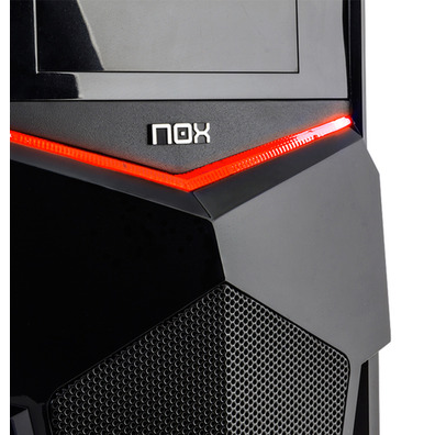 TORRE ATX NOX PAX USB 3.0 NEGRO / ROJO