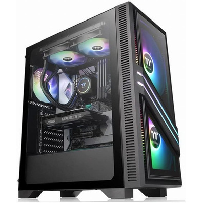 Torre ATX Thermaltake Versa T35 TG RGB Negro