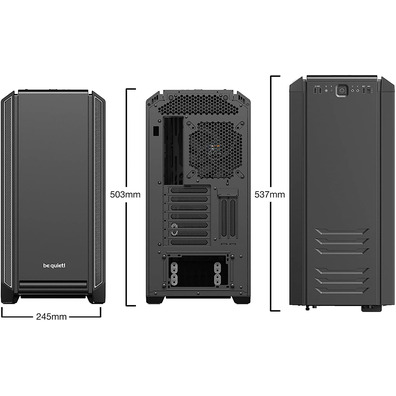 Torre E-ATX Be Quiet! Silent Base 601 Silver
