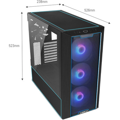 Torre E-ATX Lian Li Lancool III RGB Black