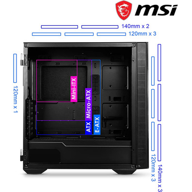 Torre E-ATX MSI MPG Quietude 100S