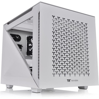 Torre MicroATX Thermaltake Divider 200TG Air Snow