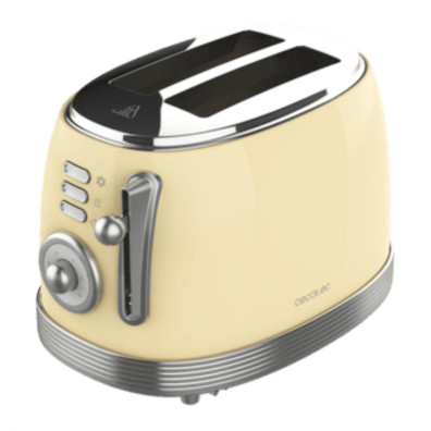 Tostadora Cecotec Vintage 800 Light Yellow 850 W Amarillo