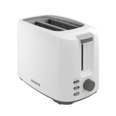 Tostadora Aiwa Asatan 2 Ranuras 750W 7 Niveles Acero Inoxidable Bandeja de Migas