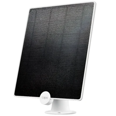 PANEL SOLAR PARA CÁMARAS TP-LINK TAPO A200 4.5W CON CABLE MICRO-USB 4M IP65 AJUSTABLE 360° BLANCO