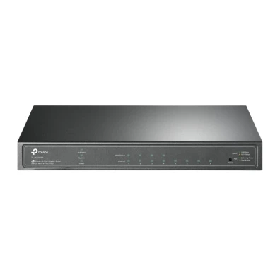 Switch TP-Link TL-SG2008 JetStream Gigabit 8 Puertos con 4 PoE+ - Negro