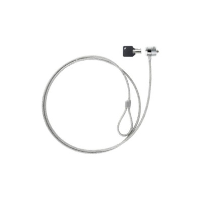 Cable de Seguridad para Portátiles, Monitores, Televisiones - TOOQ TQCLK0025 con Llave 1.5m Kensington