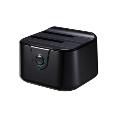 Duplicador SATA USB3.0 Tooq - Estación Docking 2X 2.5/3.5 | Negro