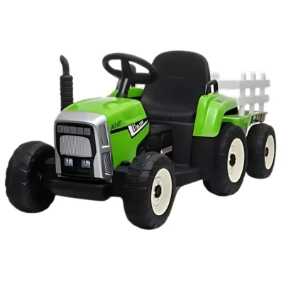 Tractor Ceres con remolque Verde - Coche eléctrico para niños