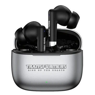 Transformers TF-T39 Auriculares Plata/Negro