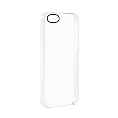 Carcasa Transparente Plastic Case para iPhone 5/5S Plateado