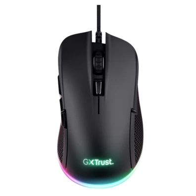 Mouse Trust GXT 922 YBAR RGB Negro 7200 DPI