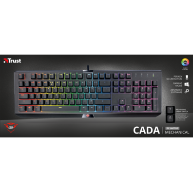 Trust Teclado gaming GXT 890 Cada-RGB.