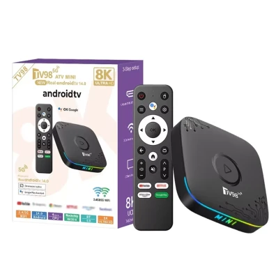 TX TV98 ATV Mini 8K RK3518 Dual Android 14 Negro - Android TV