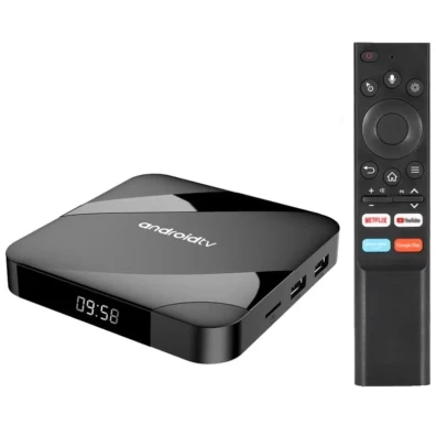 TX TV98 ATV W2 8K Android 14 4GB/64GB Dual Wifi TV Negro