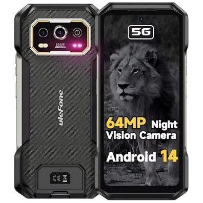 Smartphone Ulefone Armor 27 Pro Rugged 5G en Negro, 12GB/256GB
