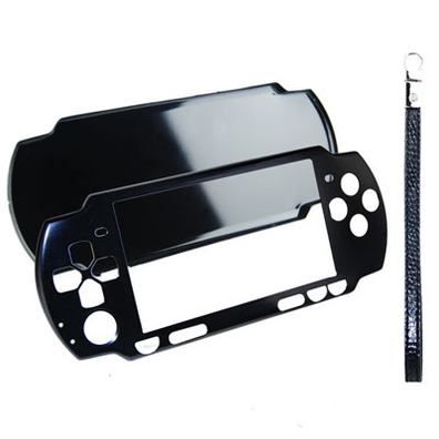 Ultra Slim Aluminium Case PSP Slim Negro