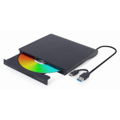 Lector / grabador DVD USB externo Gembird DVD-USB-031 Negro