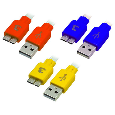 Cable de carga luminoso para Galaxy Note 3 Amarillo