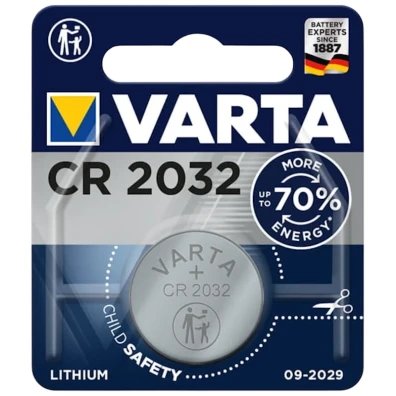 Varta Pila de Botón 2032 3V - Batería de Larga Duración