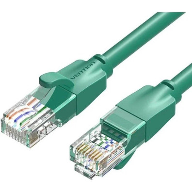 CABLE DE RED CAT6 RJ45 UTP 2M VERDE Vention
