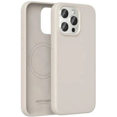 Funda Silicona MagSafe iPhone 13 Pro Max Gris Grava - Marca Vention