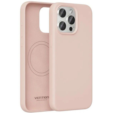 Funda Silicona MagSafe iPhone 13 Pro Max Rosa Vention