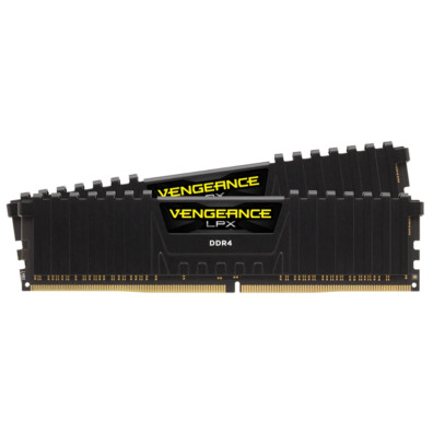 Memoria CORSAIR DDR4 Vengeance LPX 16GB 3200 Black