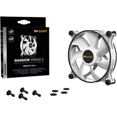 Ventilador Be Quiet Shadow Wings 2 PWM White