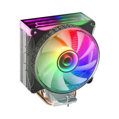 Ventilador con Disipador de CPU Mars Gaming MCPU-VR Black Doble Espejo Infinito 4 Headpipes T