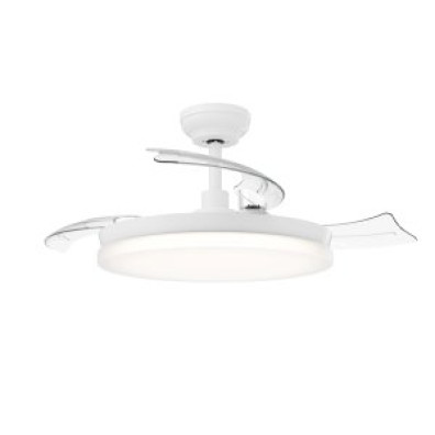 VENTILADOR DE TECHO PHILIPS TYNL 35+28W PLAFON LED 27-55K MANDO A DISTANCIA BLANCO ASPAS RETRACTILES