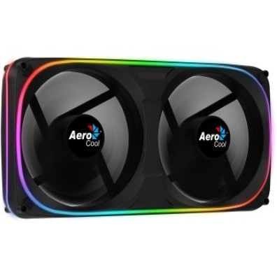 Ventilador Interno Dual Aerocool Astro ARGB 240x120mm 2xVentilador 120mm Diseño en Fibra de Carbono