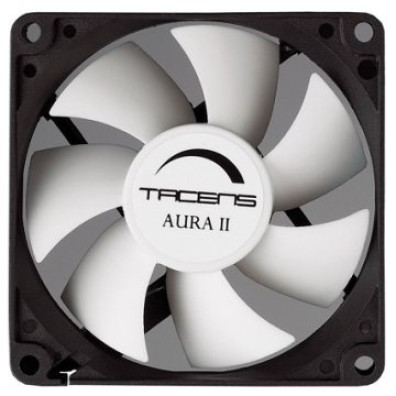 Ventilador Interno Tacens 3 AuraII 8x8 12dB - Bajo Ruido, Fluxus Bearing, Antivibración Pad