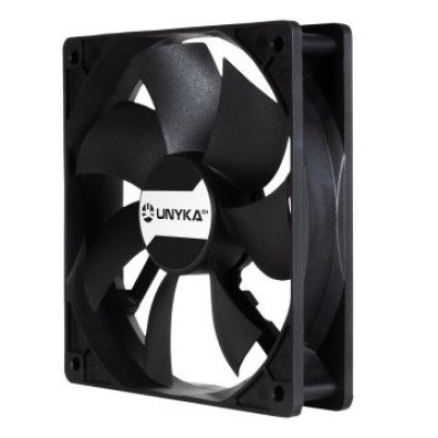 VENTILADOR INTERNO UNYKA 120mm CON CONTROL DE TEMPERATURA DOBLE BOLA CONNECTOR 4 PINES