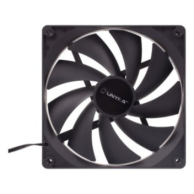 VENTILADOR INTERNO UNYKA 140mm NEGRO con 9 ASPAS
