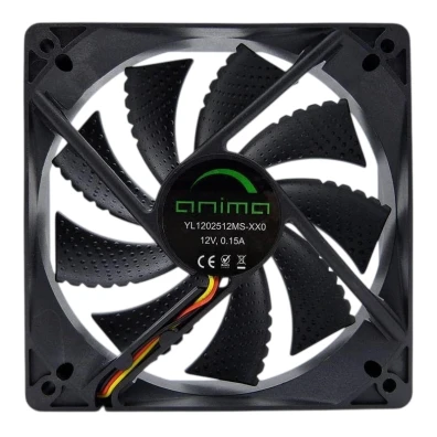 Ventilador Tacens Anima AF12 Negro para Carcasa de PC