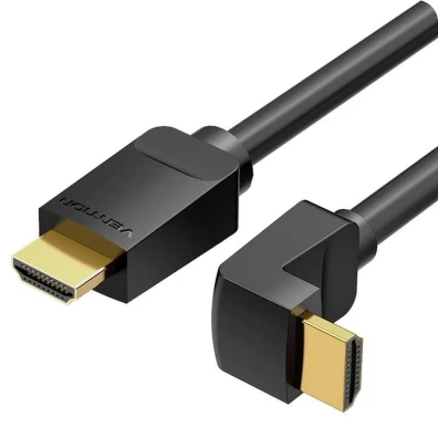 Cable HDMI 2.0 Vention AARBI 90° 3m Negro