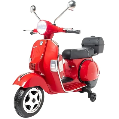 Vespa PX150 12V Roja - Moto eléctrica para niños