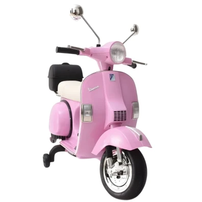 Moto eléctrica para niños Vespa PX150 12V Rosa