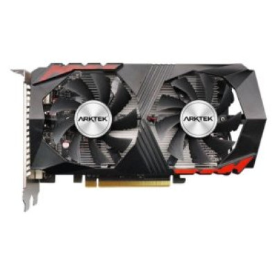 VGA ARKTEK GEFORCE GTX 1050 TI 4GB - Tarjeta Gráfica Doble Ventilador