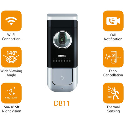 Videotimbre Inteligente Wifi Imou DB11