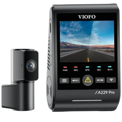 VIOFO A229 Pro Tele 4K + 2K WiFi GPS - Dash Cam