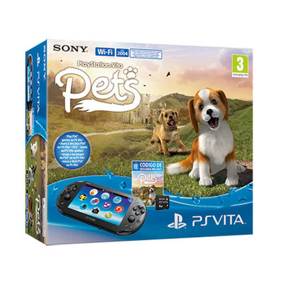 PSVita 2000 WIFI + PlayStation Pets + tarjeta de memoria de 4GB