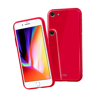 Vitro Case for iPhone 8 / 7 Rojo