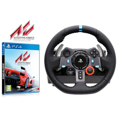 Volante Logitech G29 + Assetto Corsa PS4